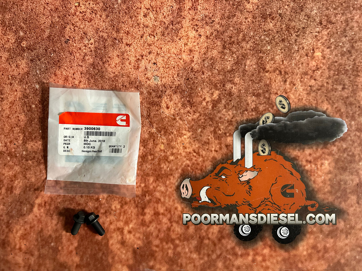 Cummins 3900630 Turbo Oil Drain Bolt (2003-2012 12V & 24V) – Poor Man's ...