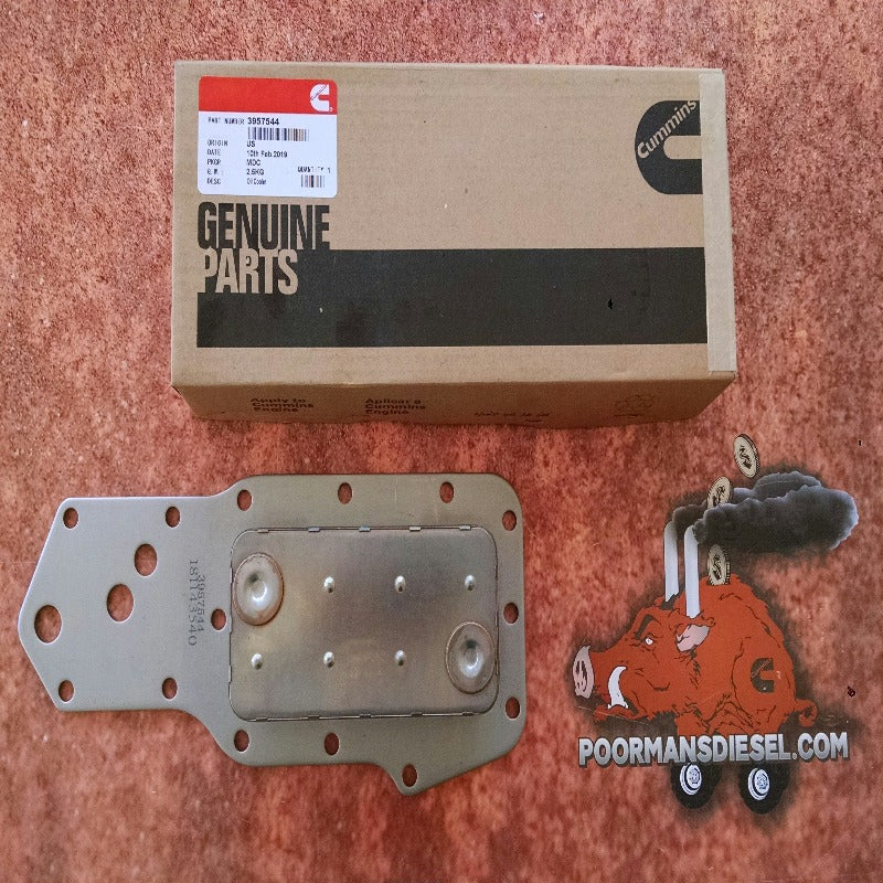 Cummins 3957544 Oil Cooler DCEC – Poor Man