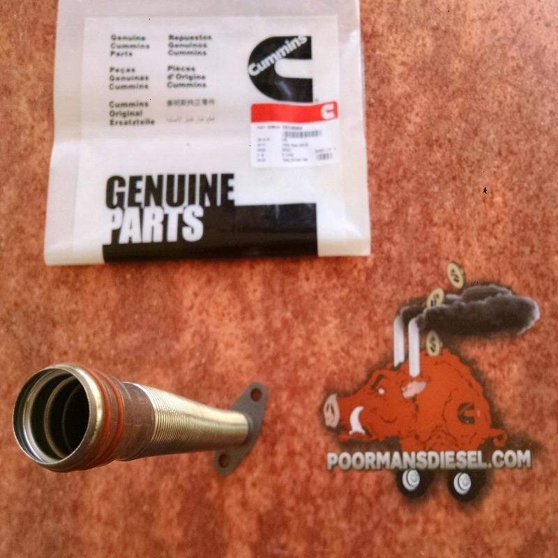 Genuine Cummins 3934084 21″ Turbo Flex Oil Drain Tube – Poor Man's ...